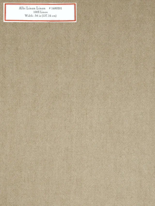 French General Albi tissu déco lin 137 cm