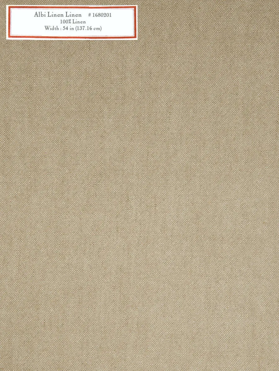 French General Albi tissu déco lin 137 cm