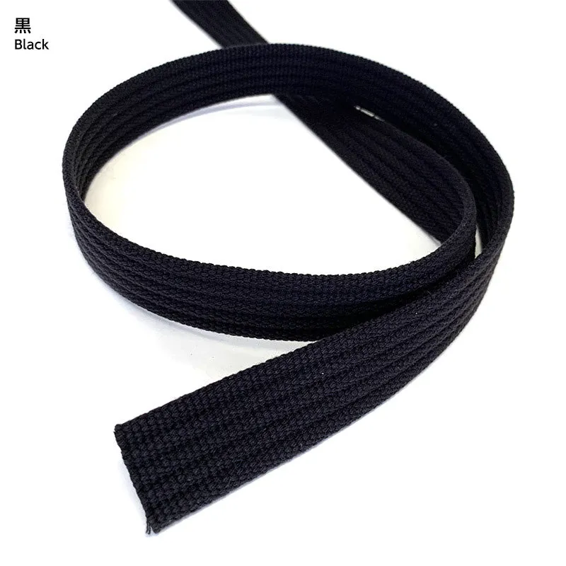 Yoko Saito JTT-A2511 sangle anse sac noir 25mm au mètre