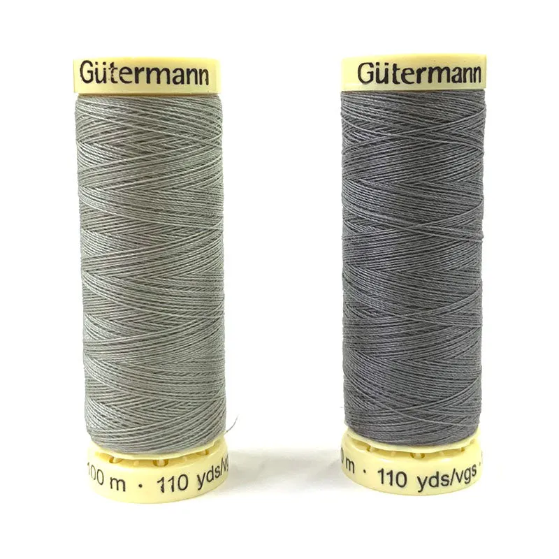 Yoko Saito Nine Patch Pochette fil Gutermann pâle 100m