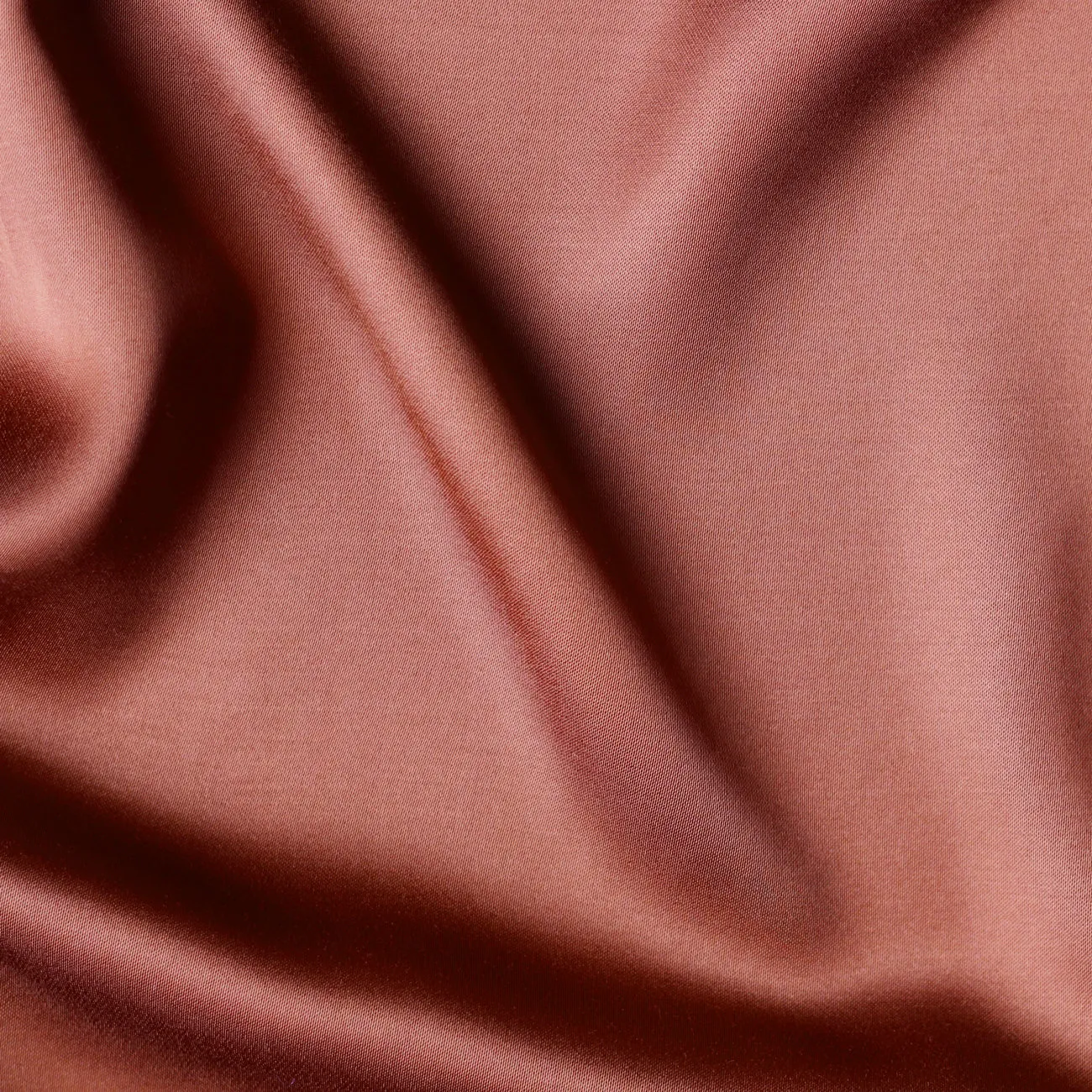 La Maison Naïve Satin de Viscose tissu uni sienne