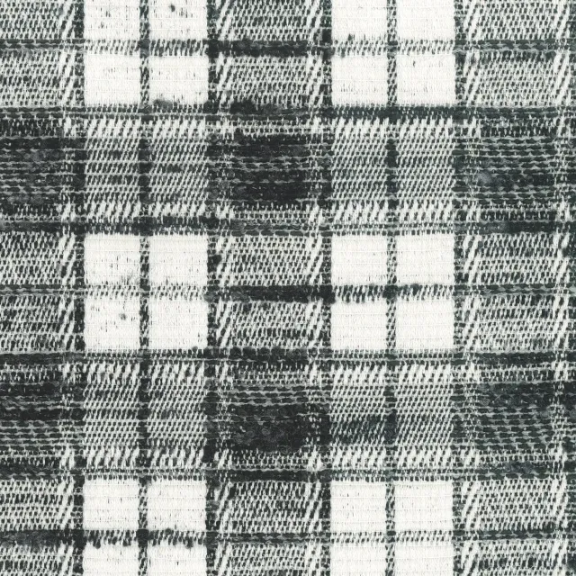 Elastron Frame tissu à carreaux noir