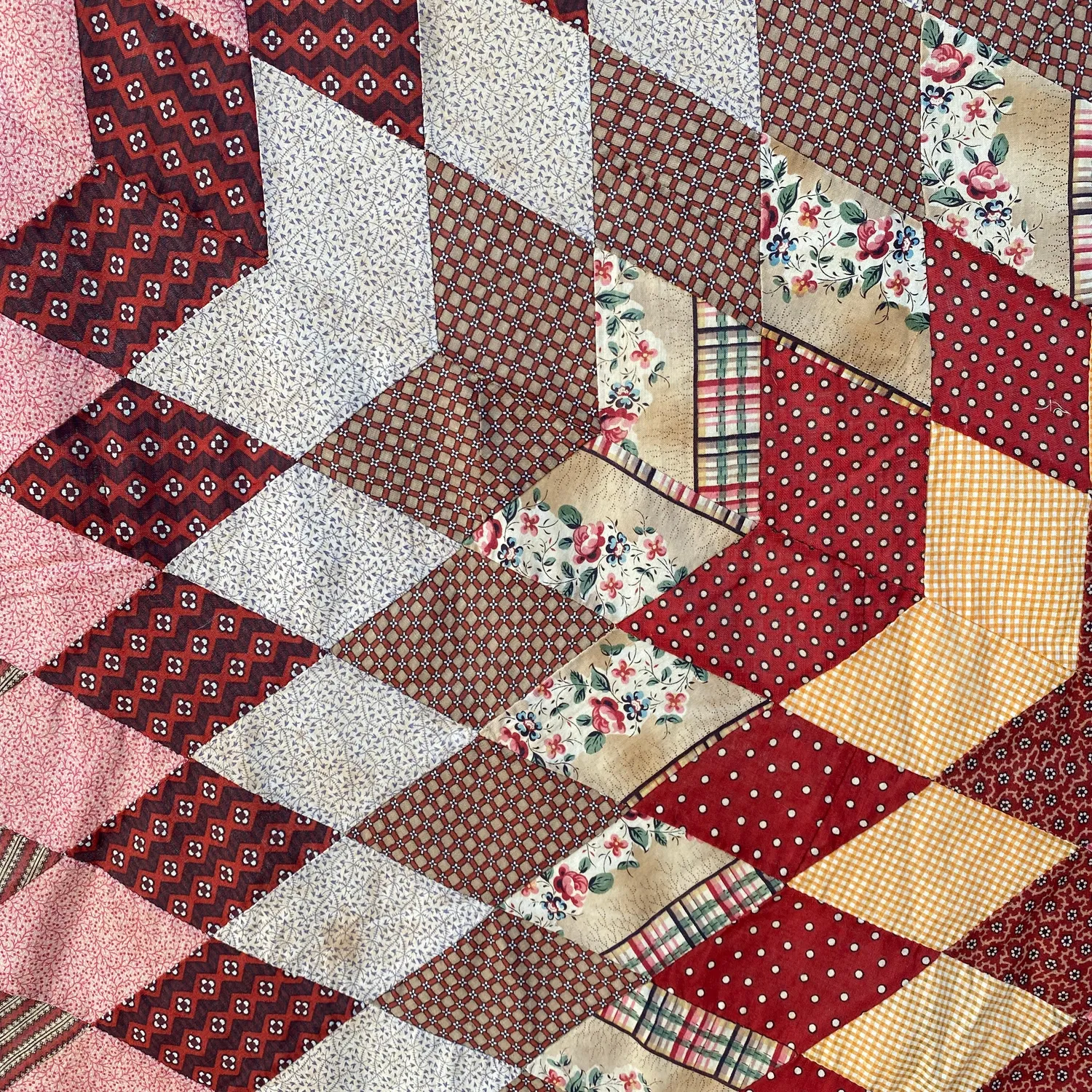 French General Radiating Star dessus quilt ancien 190x218 cm