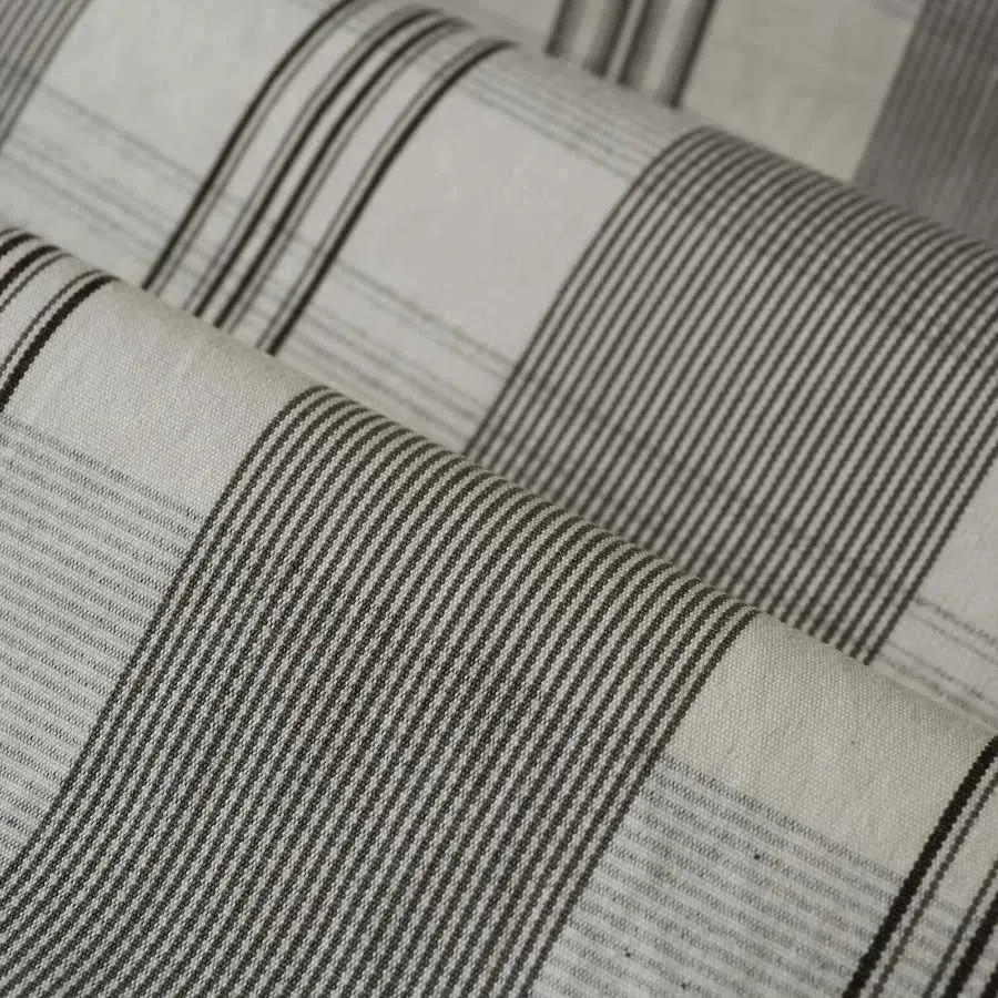 French General Apolline Charcoal tissu ameublement coton