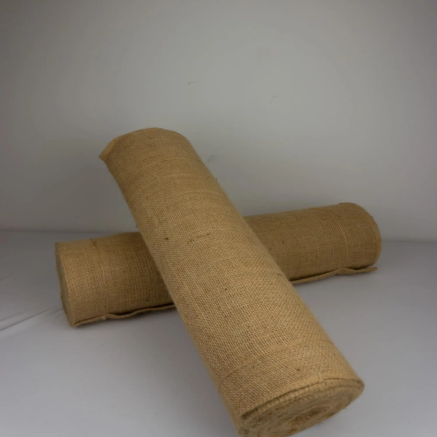Tissushop chemin de table toile de jute naturel 50 cm 260 g/m²