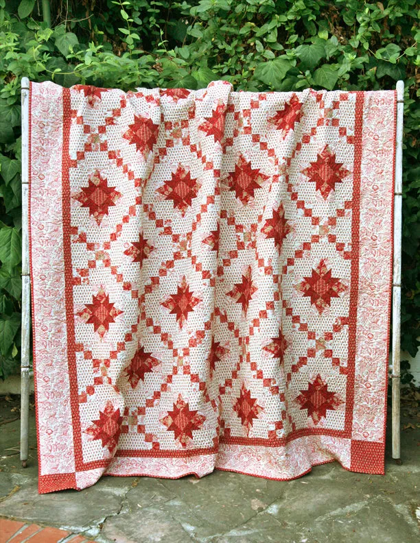 French General Atelier La Vie En Rose patron quilt imprimé