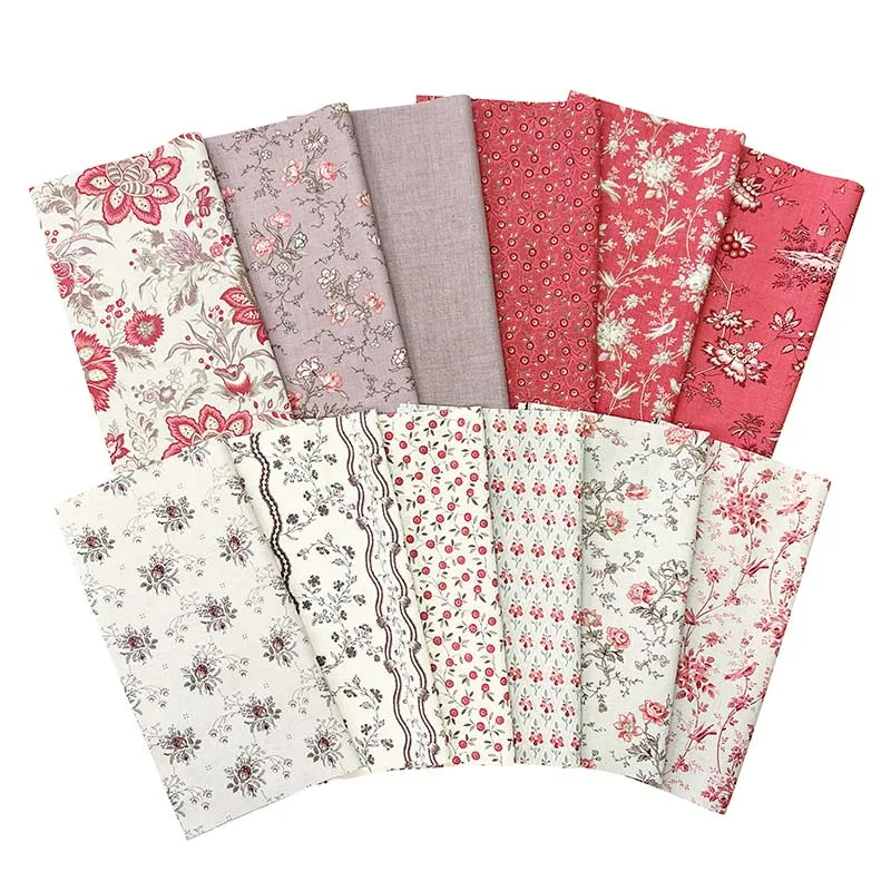 Yoko Saito 2603 Classic Flower coupon tissu coton 12 pièces fleuri
