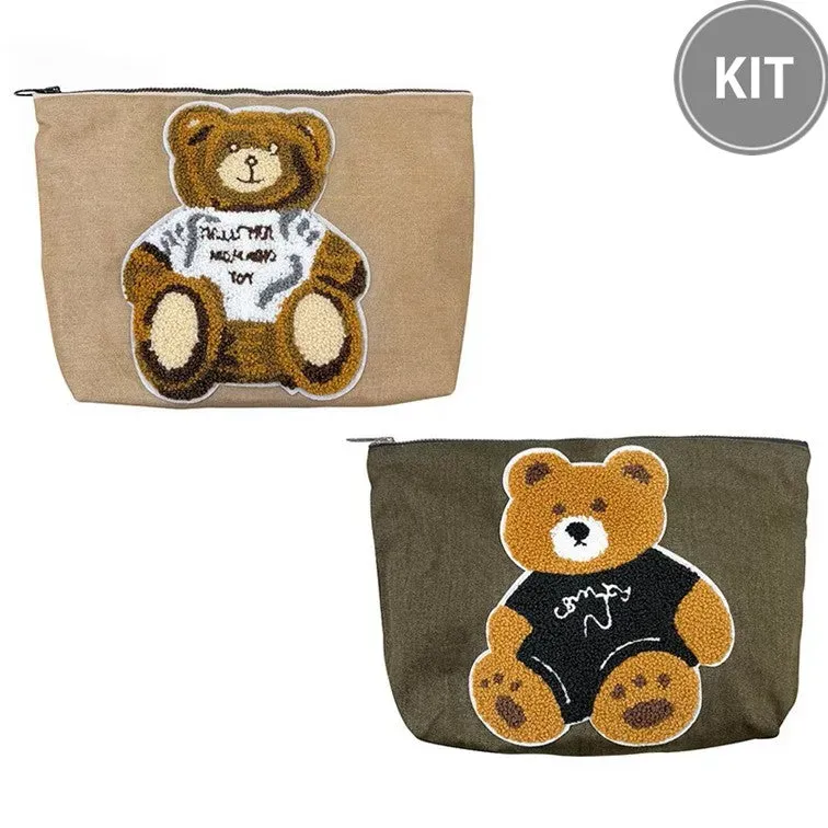 Yoko Saito Bear Big Pouch kit pochette ours 20x30cm
