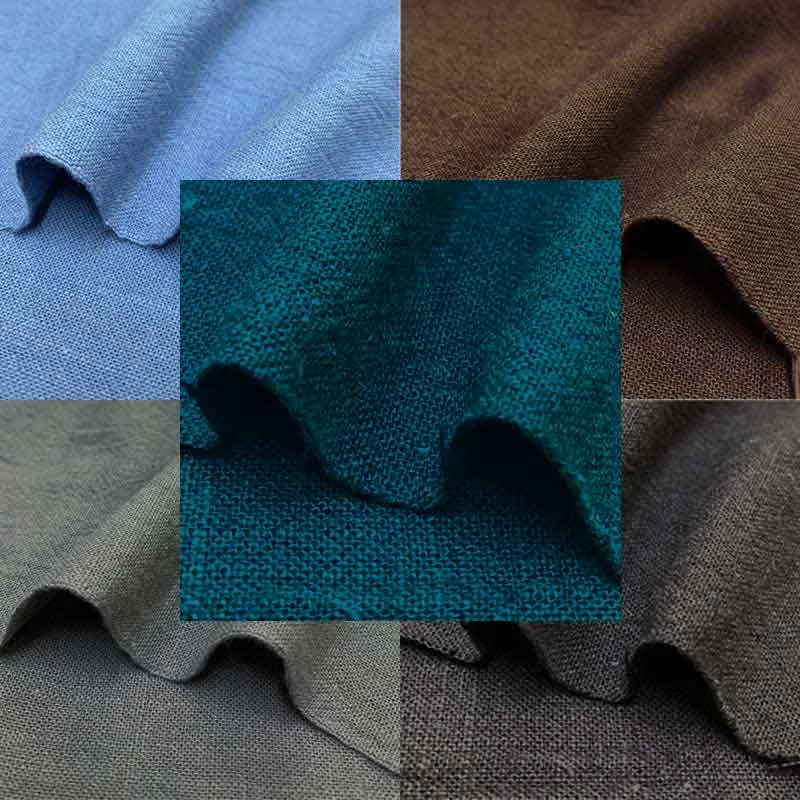 Yoko Saito Azumino coupon coton teint bleu 54x45cm