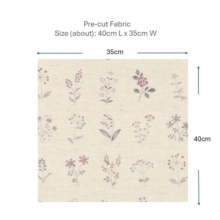 Yoko Saito 2026-04-A02 coupon lin coton gris 40x35