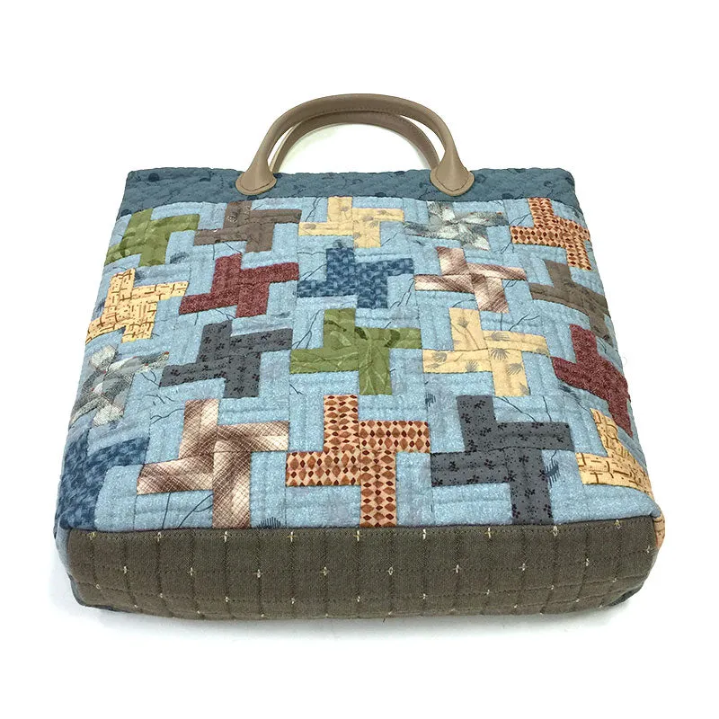 Yoko Saito Windmill Tote Bag kit sac cuir 33x35 cm