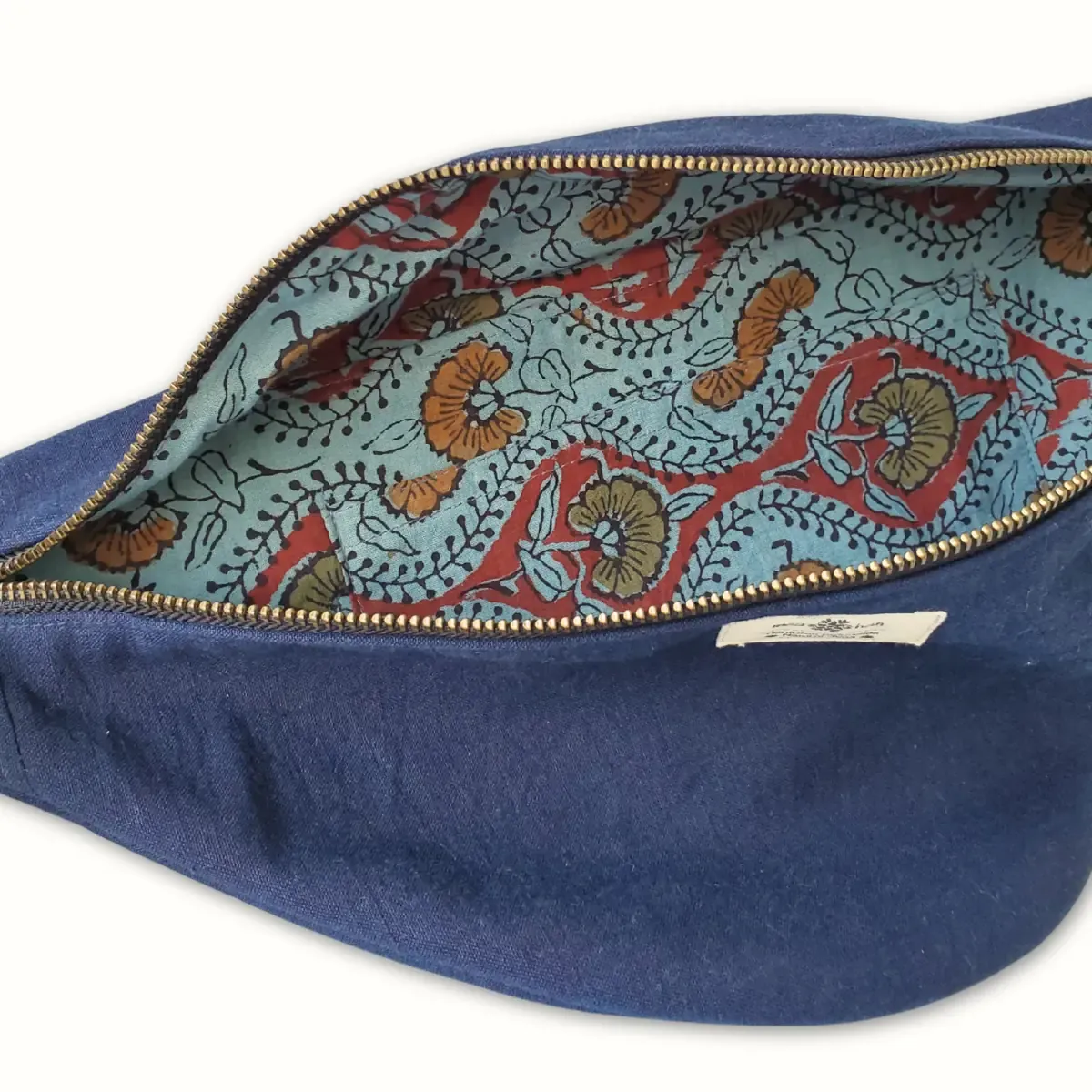 Tribu Indigo sac banane bleu coton bio indigo