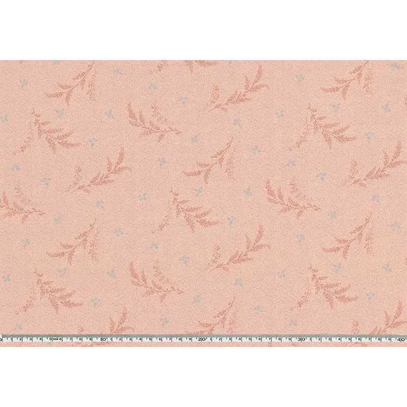 Yoko Saito 2026-05-A10 tissu coton rose blé fleuri au mètre