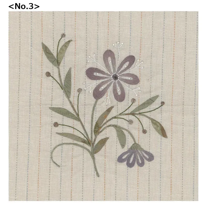 Yoko Saito fleurs scandinaves No 3 kit applique 30 cm