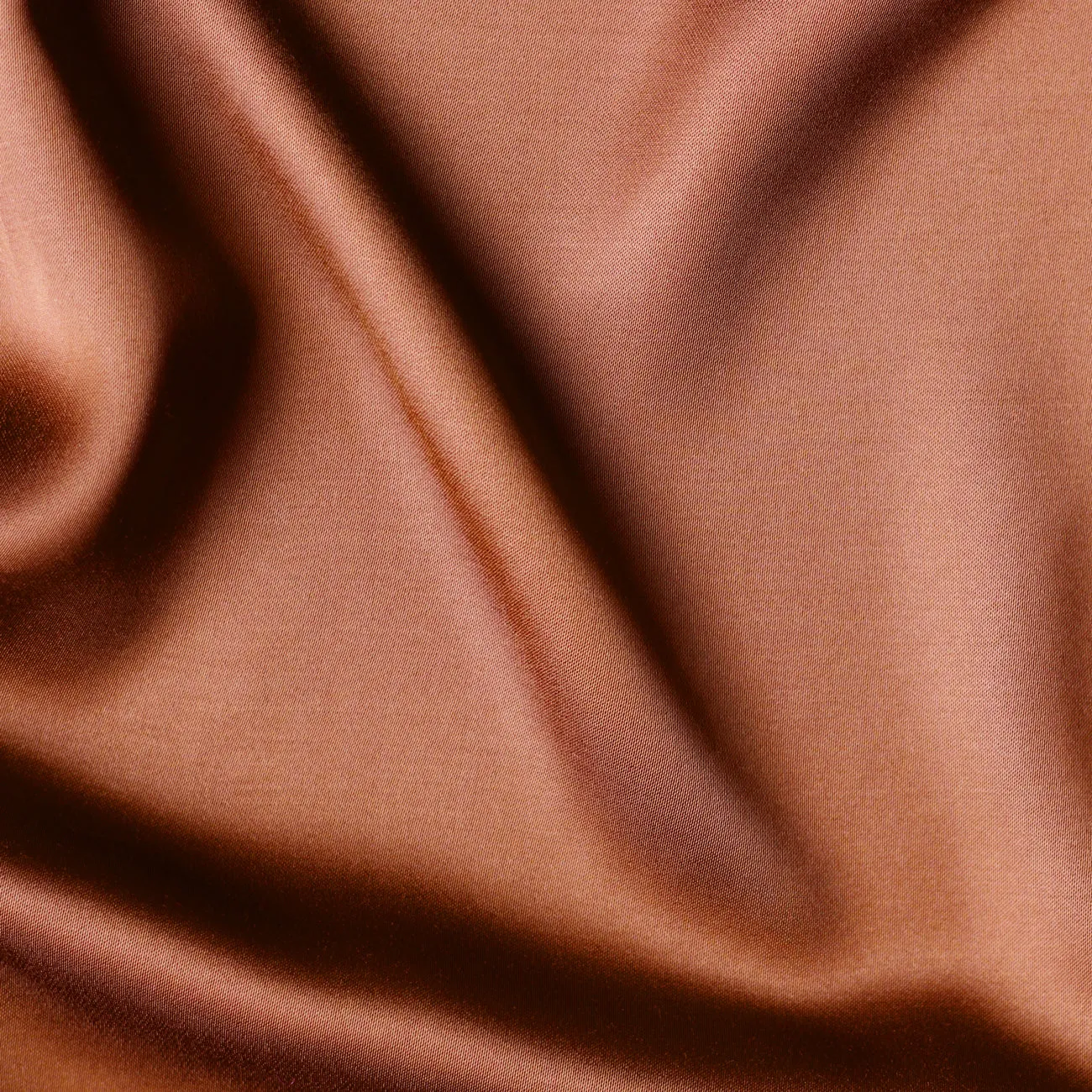 La Maison Naïve coupon satin viscose cannelle 145 cm