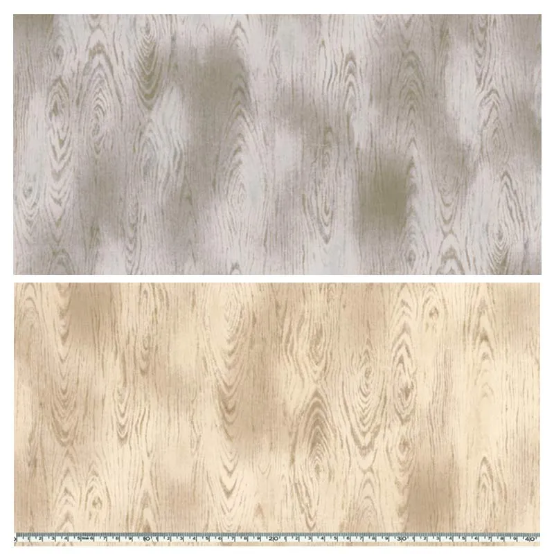 Centenary 29 10525 tissu coton bois grain marron au mètre