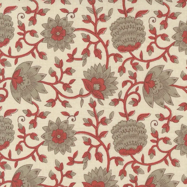 French General Bonheur de Jour 13912 16 tissu coton perle au mètre