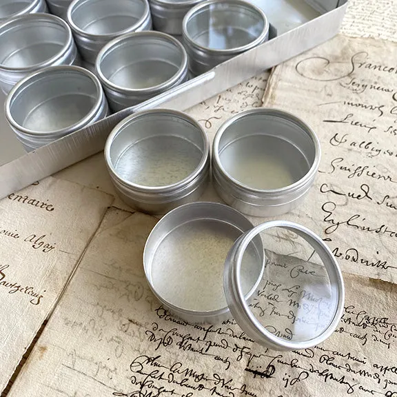 French General boîtes alu couvercle verre lot de 12