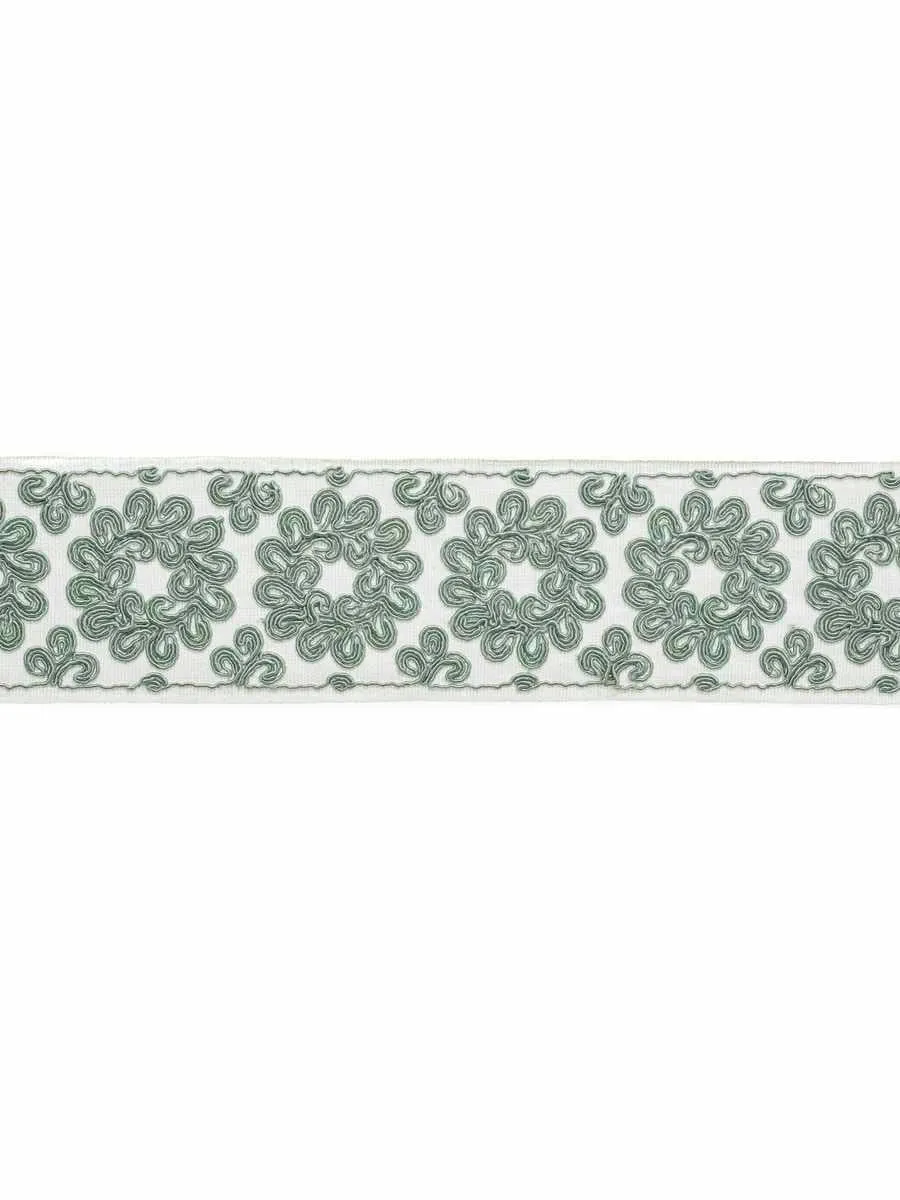 French General Fontenette La Mer galon lin 8,9 cm au mètre