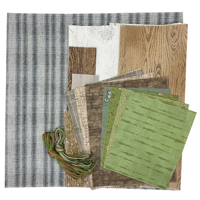 Yoko Saito Quilt Top A B kit ville maisons
