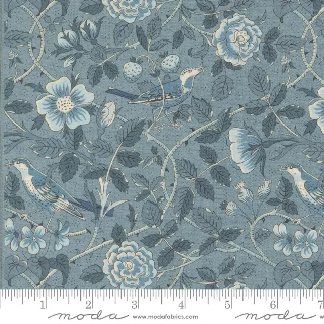 French General Sacré Bleu 13972 16 tissu coton bleu