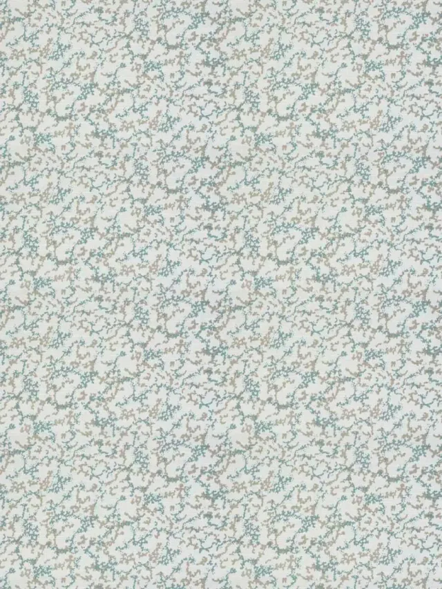 French General Amandine La Mer Indigo tissu ameublement au mètre