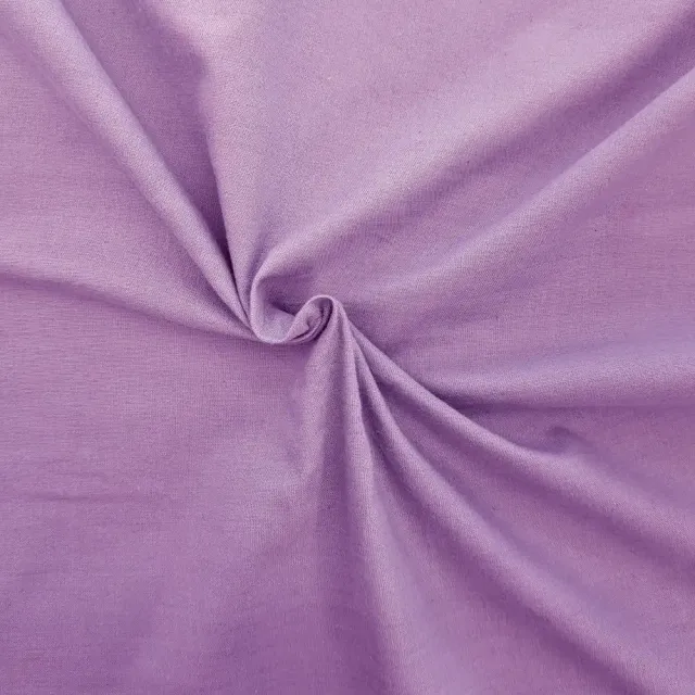 Tribu Indigo tissu coton bio lilas 120g au mètre