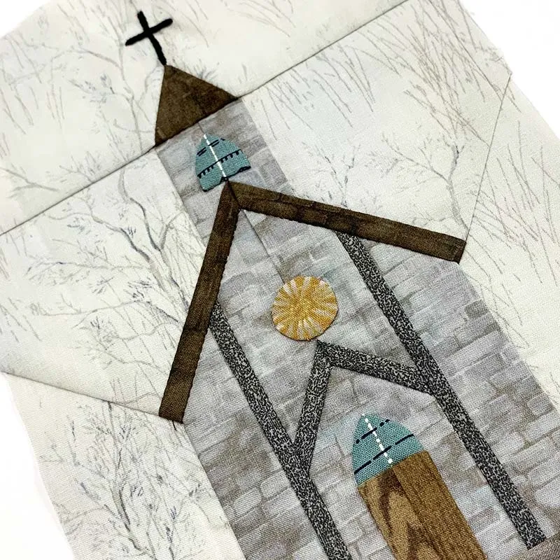Yoko Saito Town Houses kit tissus Church sans patron