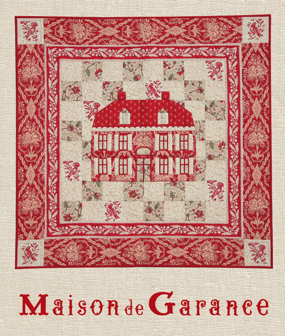 French General Maison De Garance patron quilt 46"