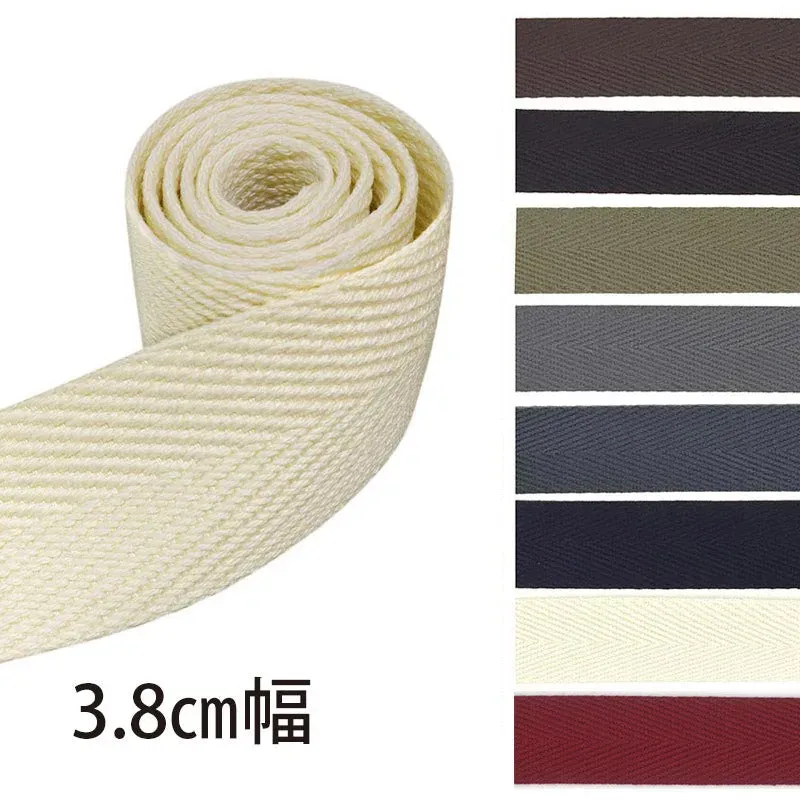 Yoko Saito JTT-A383 sangle chevrons acrylique marron