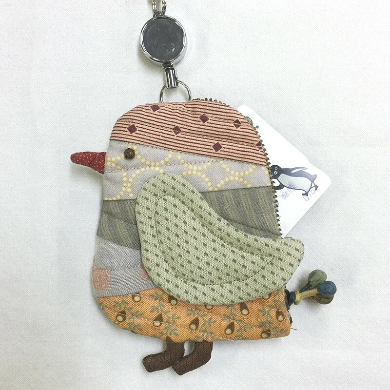 Yoko Saito Bird Pass Case kit patchwork oiseau porte-carte