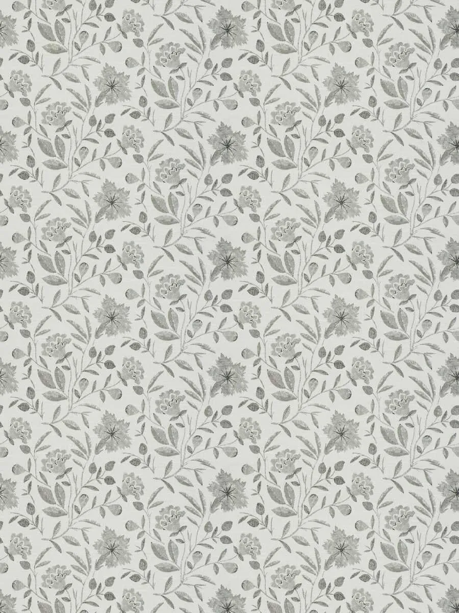 French General Lilou Charcoal tissu ameublement 137cm