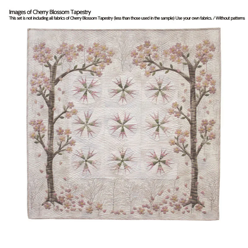 Yoko Saito Cherry Blossom set tissus fils fleurs