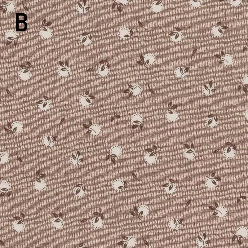Centenary 32 10748 tissu coton au mètre pois feuilles