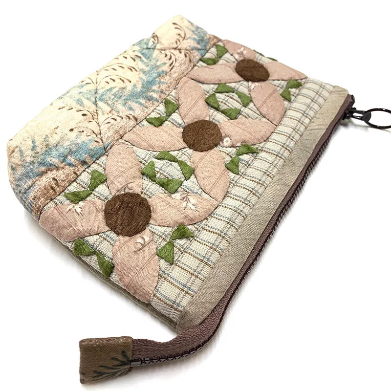Yoko Saito Avalanche Lily kit trousse patchwork rose