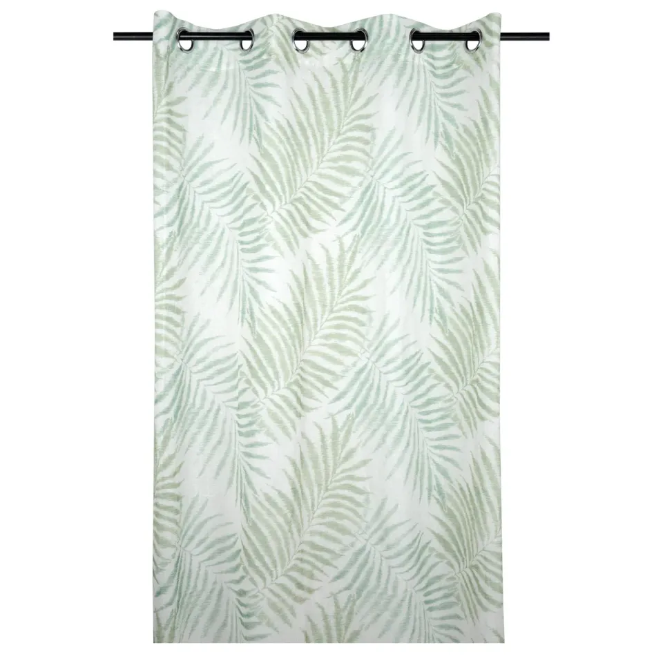 Stof Cynara voile 140x260 vert à oeillets