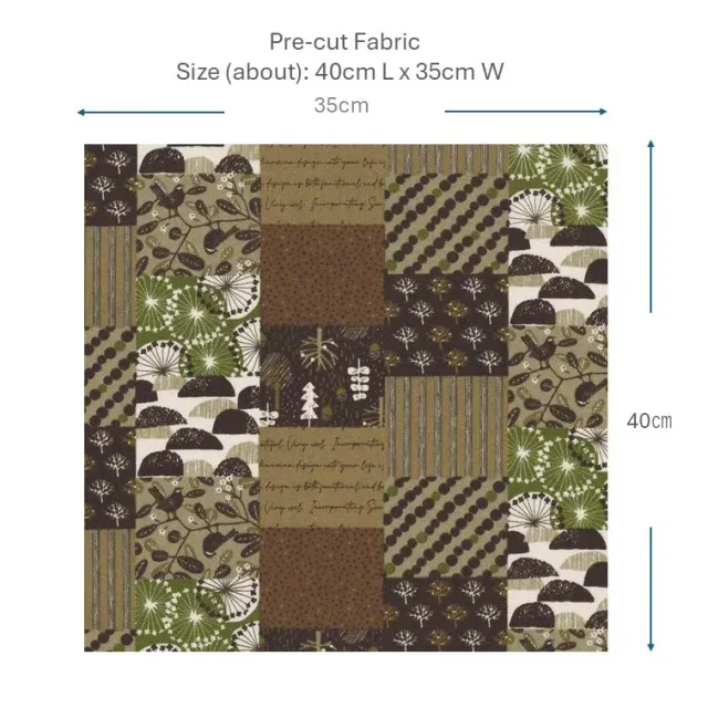 Yoko Saito 2026-01-A05 coupon coton patchwork 40x35 cm