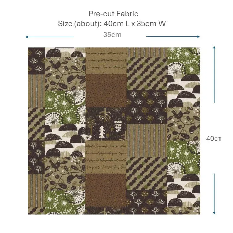 Yoko Saito 2026-01-A05 coupon coton patchwork 40x35 cm