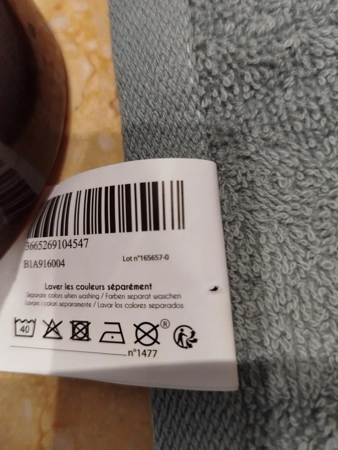 STOF Lagune serviette de bain 70x140 blanc bio