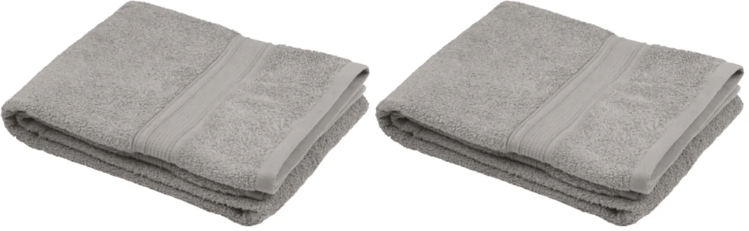 STOF Lagune serviette de bain 50x90 cm taupe coton bio