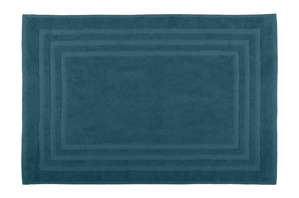 Stof Lagune tapis de bain 45x70 cm pétrole coton bio