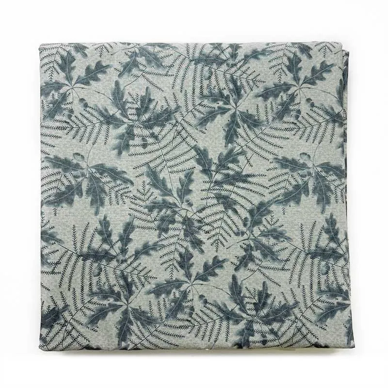 Yoko Saito Early Spring Town tissu dos biais gland bleu