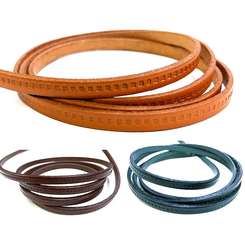 Yoko Saito NKT-5B lanière cuir véritable 5mm au mètre