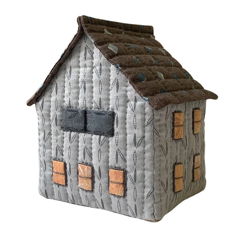 Yoko Saito 3D House Yellow Windows kit maison tissu jaune