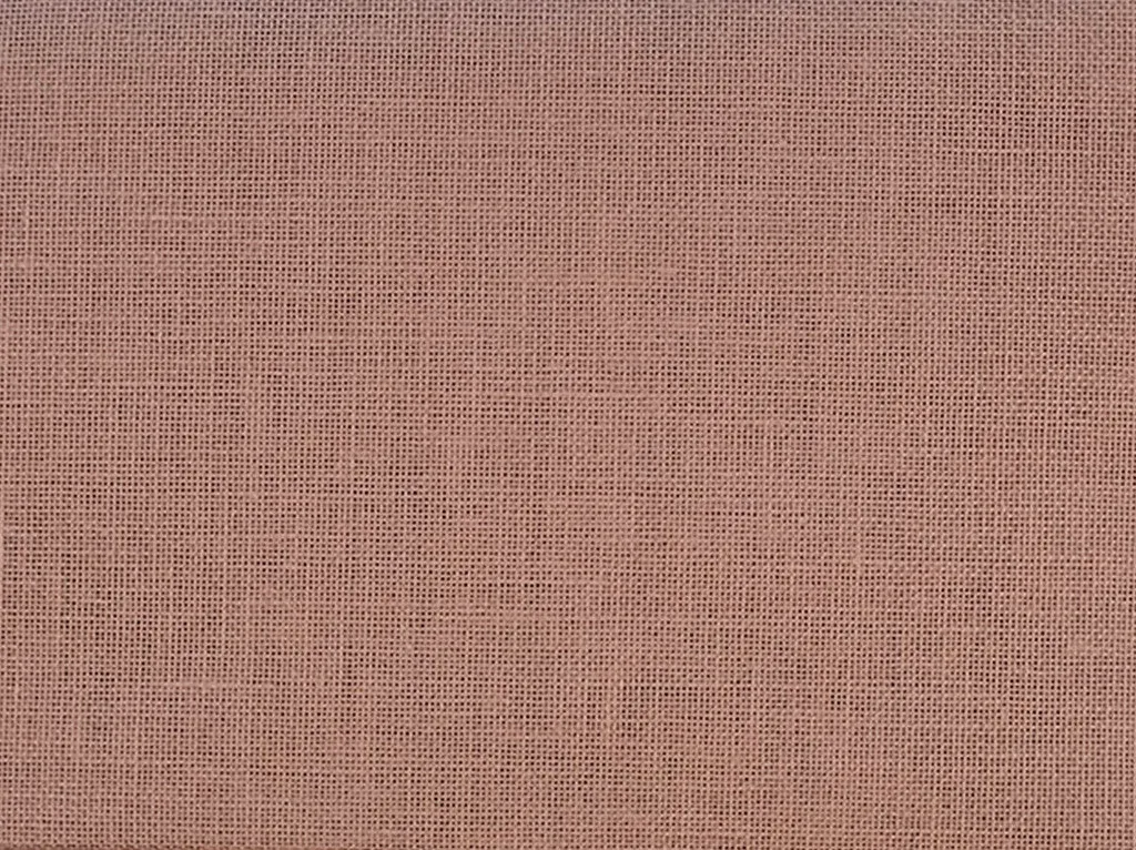 La Croix et La Manière étamine lin 12 fils taupe 45x45 cm
