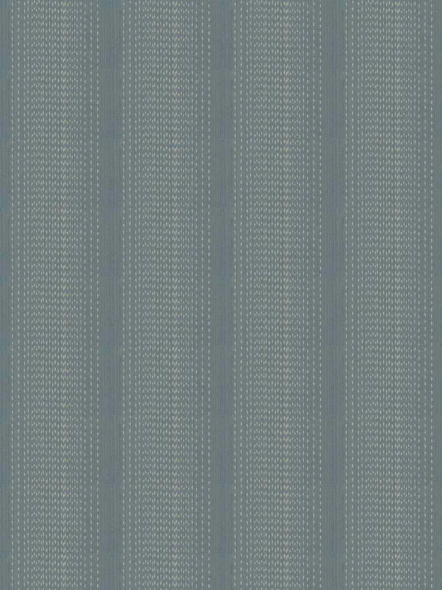 French General Maribel Stripe La Mer tissu ameublement indigo