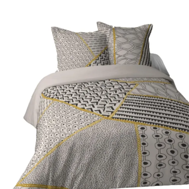 Stof Fresno parure housse couette 240x220 jaune