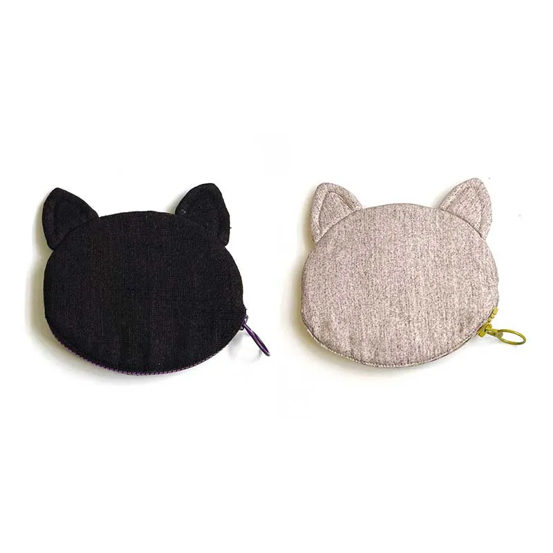 Yoko Saito pochettes chats A et B kit couture appliqué