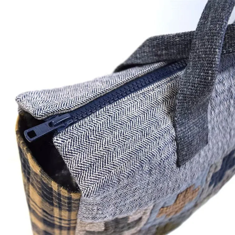 Yoko Saito Cross Pattern kit sac patchwork croix 30x35 cm