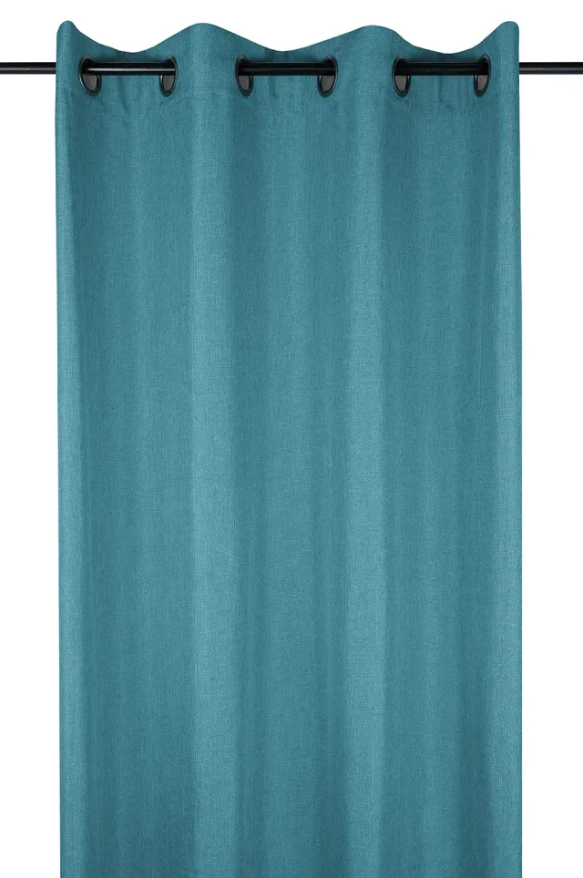 Stof Bea 260x140 rideau œillets turquoise polyester